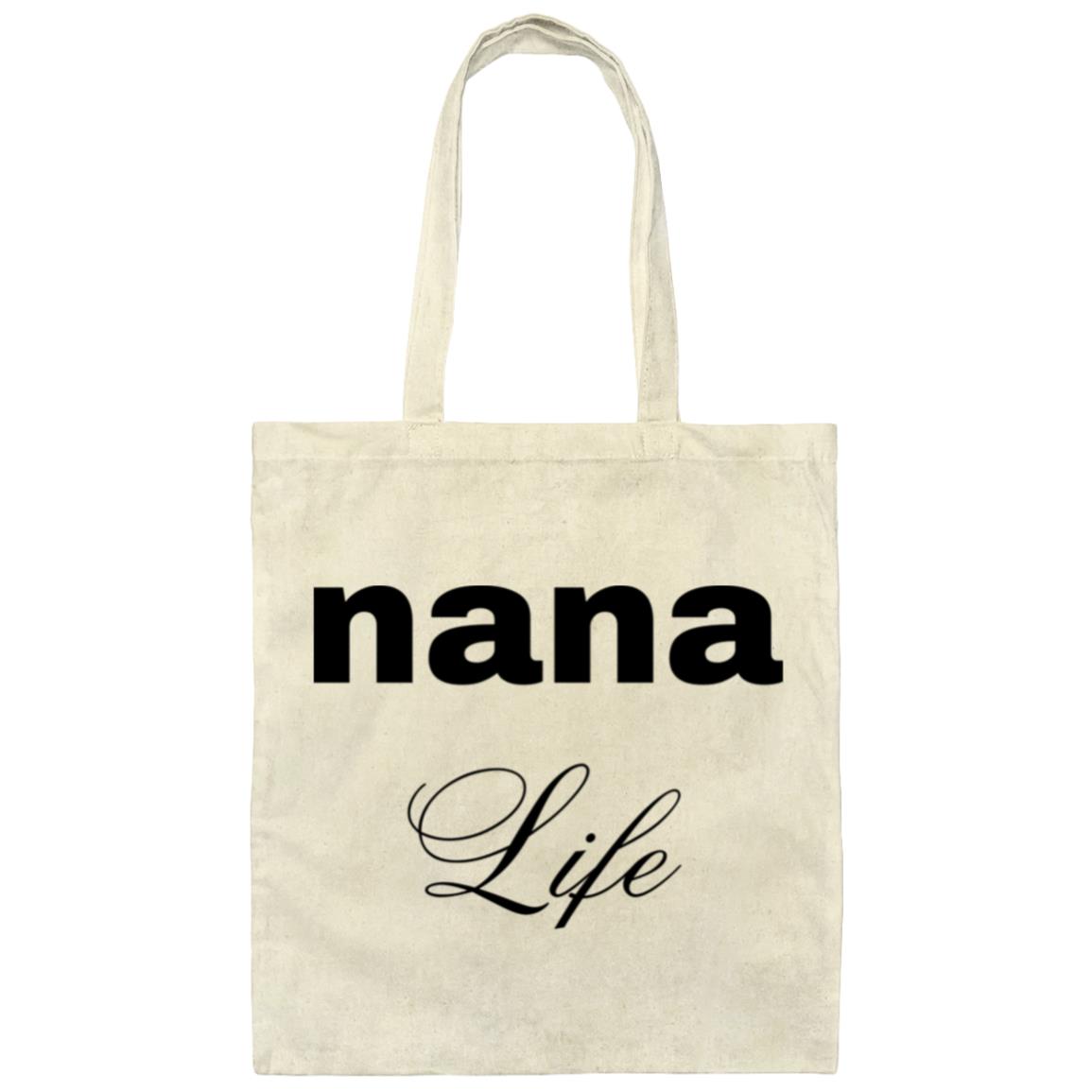 Nana Life Canvas Tote Bag, Mother's Day Gift Bag