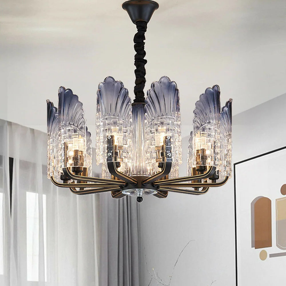 Dining Room Lighting Fixtures Modern Chandelier Glass