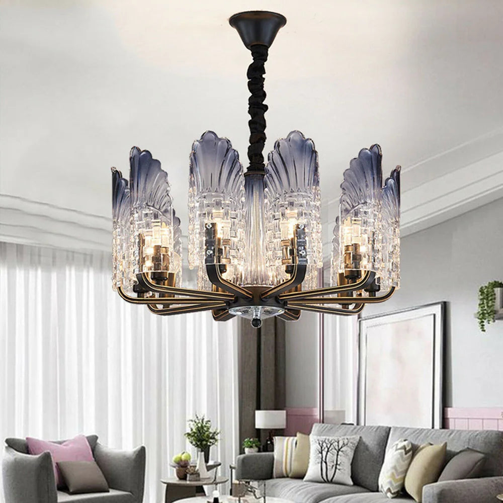 Dining Room Lighting Fixtures Modern Chandelier Glass