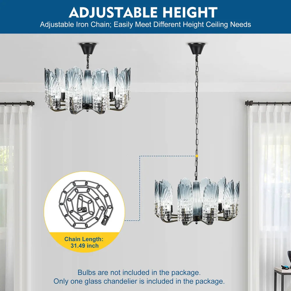 Dining Room Lighting Fixtures Modern Chandelier Glass