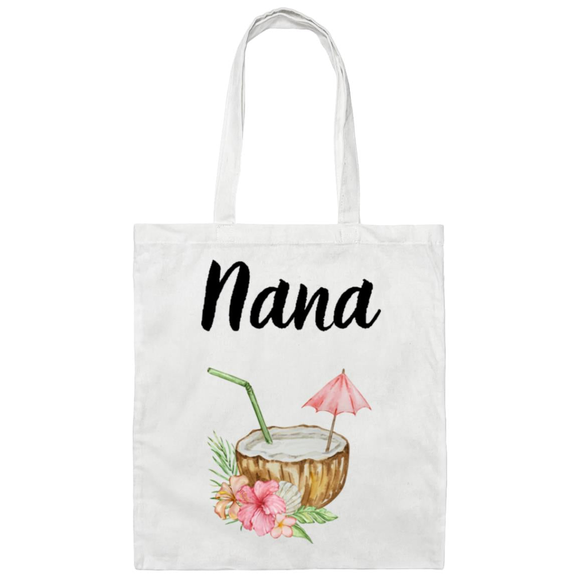 Nana Canvas Tote Bag, Beach Tote Bag, Mother's Day Gift Bag