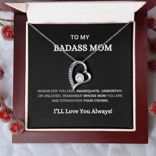 To My Badass Mom  Necklace/ Valentine's Gift/ Mother's Day Gift / Birthday Gift